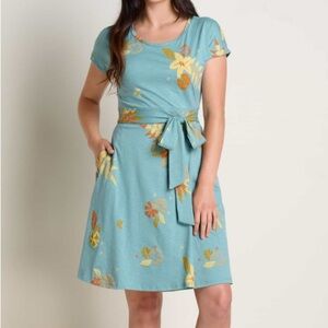 Toad&Co Cue Wrap Cafe Dress Size Small